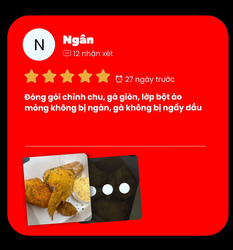 Customer review from Ngan